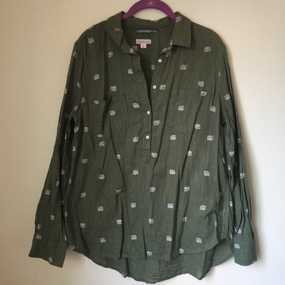 Merona Tops - Elephant Button Up Merona Tops - Elephant Button Up